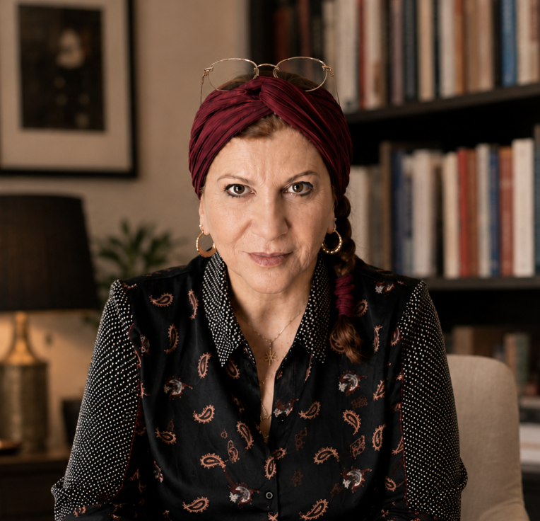 Portrait de Dounia Bouzar, psychanalyste, autrice et anthropologue